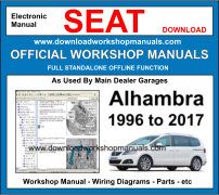 Seat Alhambra Workshop Repair Service Manual download